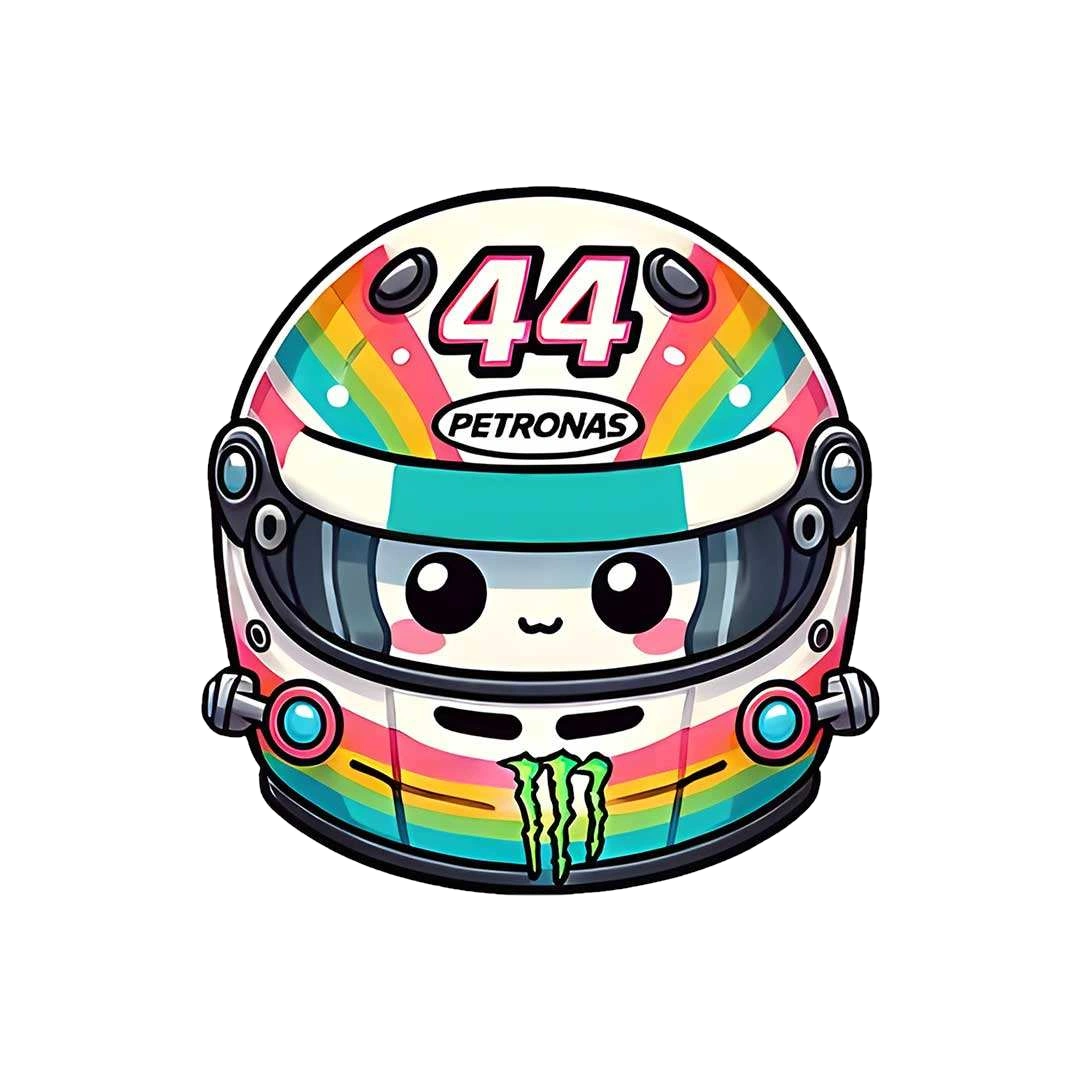 Hamilton Helmet Sticker